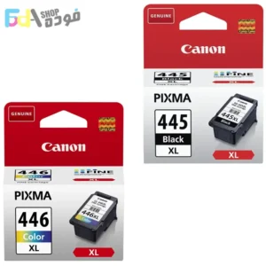 مجموعة حبر كانون أسود وألوان Canon 445 / 446