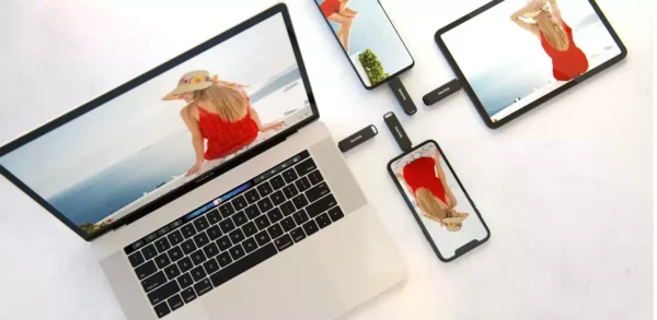 ⁦فلاش درايف آي إكسباند للموبايل واللابتوب SanDisk iXpand Flash Drive Luxe 64GB⁩ - الصورة ⁦4⁩